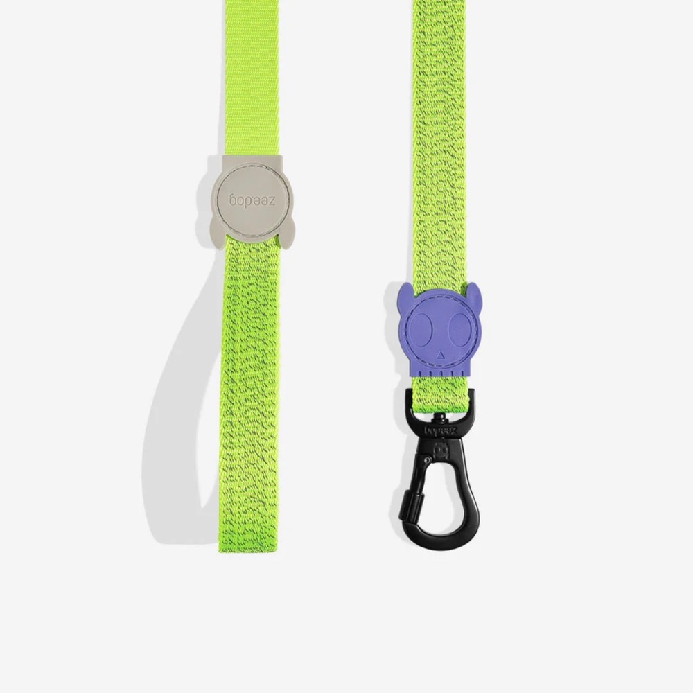 NWT ZeeDog NOX Lumen Reflective Leash Large /Lime - Picture 2 of 10